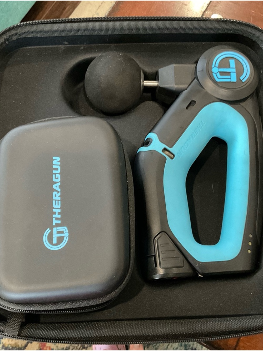 Theragun G2 Pro Blue and Black Percussion Massage Gun